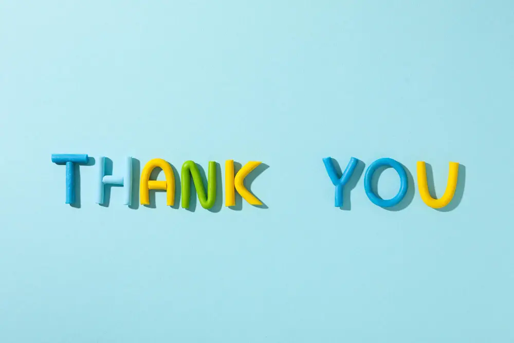 agradecer en inglés